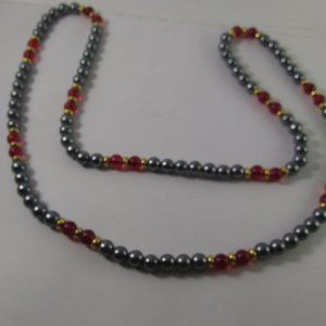 Vintage Avon Faux gray pearl necklace